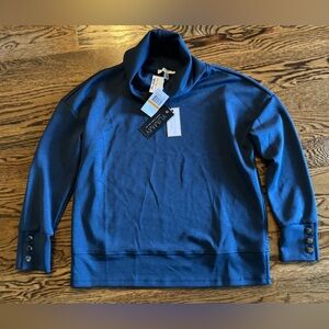 Cable & Gauge Midnight Blue Top